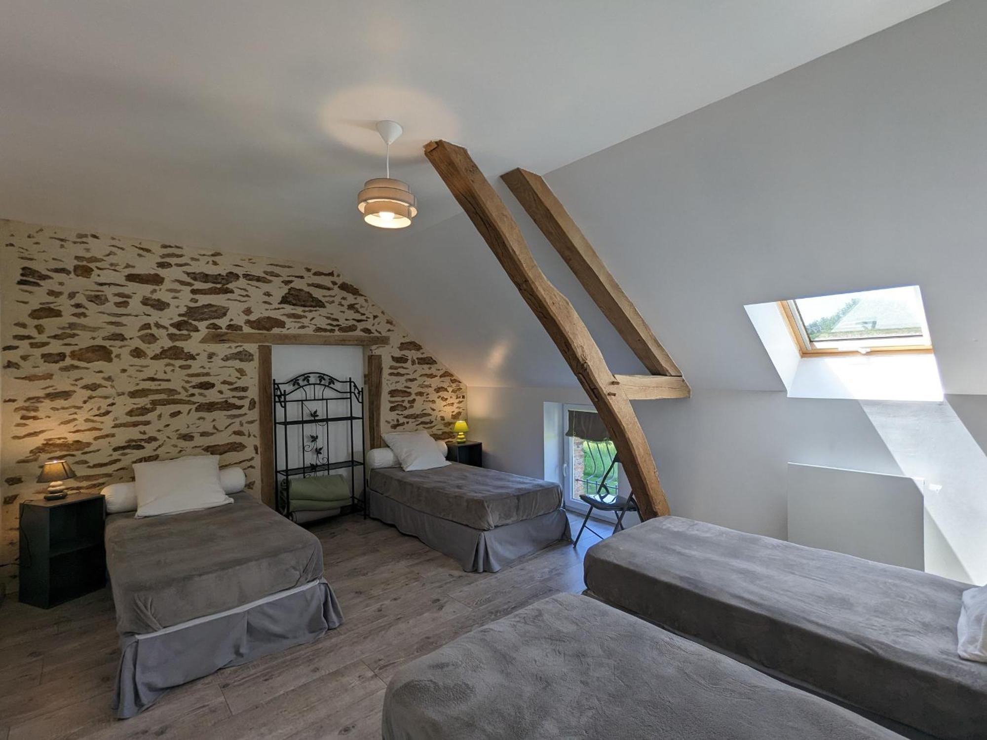 Grande Ferme Renovee Avec Jardin Et Loisirs A Proximite - Fr-1-591-155 Villa Pouligny-Notre-Dame Luaran gambar