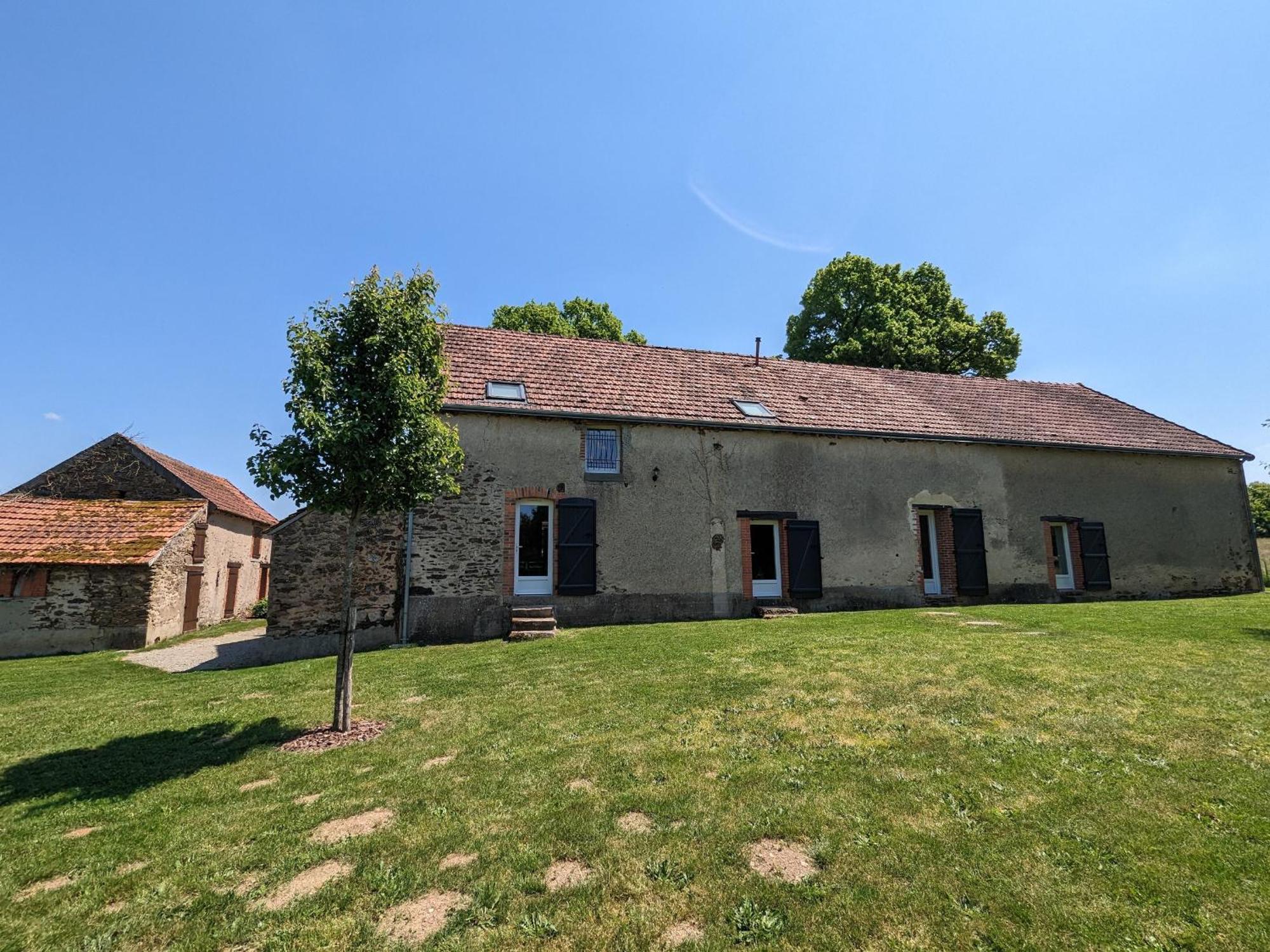 Grande Ferme Renovee Avec Jardin Et Loisirs A Proximite - Fr-1-591-155 Villa Pouligny-Notre-Dame Luaran gambar